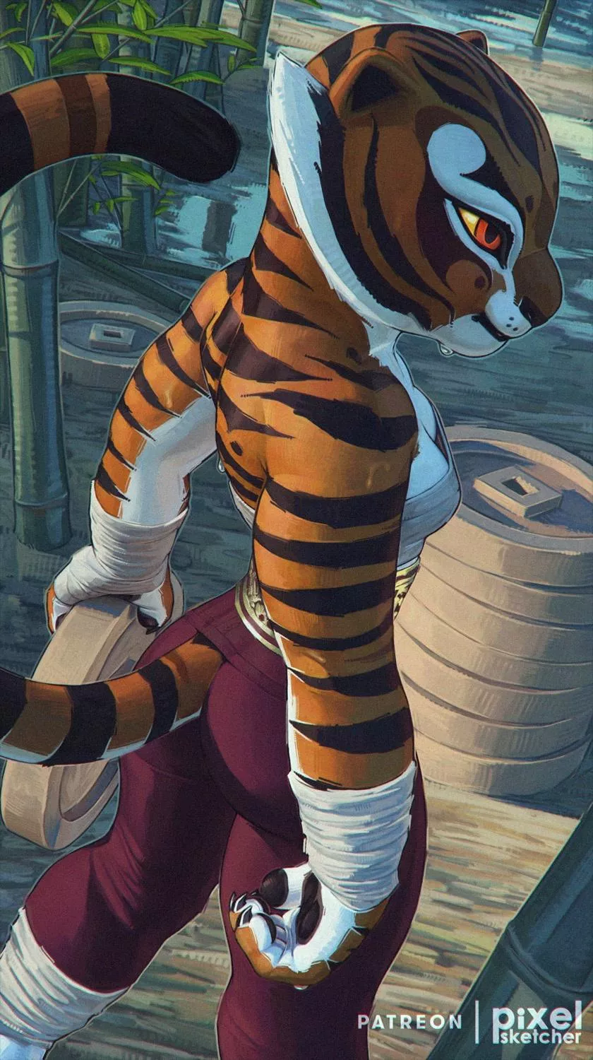 Master Tigress (@pixelsketcher1) [Kung Fu Panda]