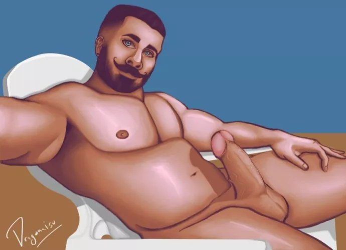 My first +18 drawing 🥰🫣