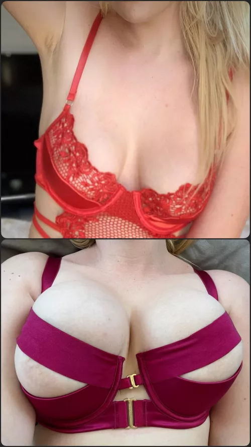 My tits 1 year ago/My tits Today