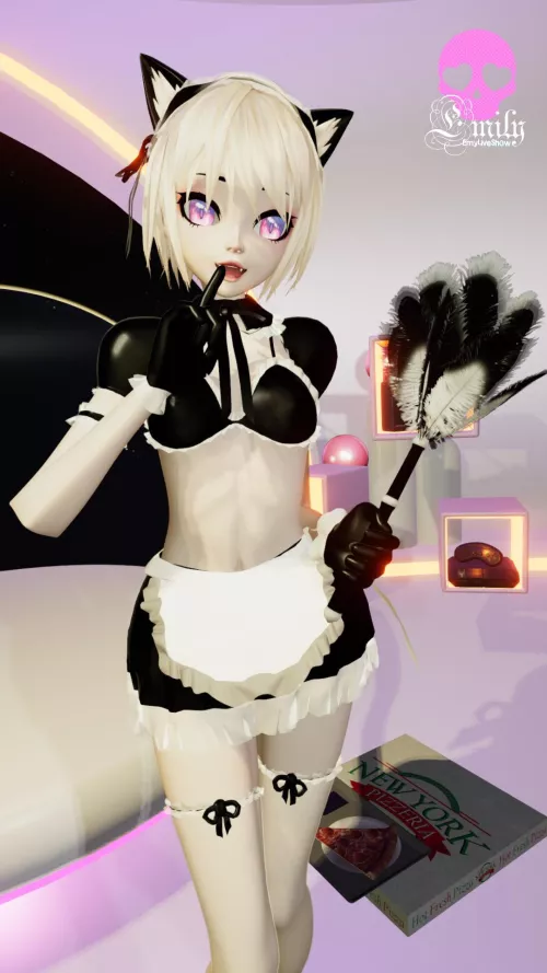 Oops.. looks messy here, should I clean it up?😏 https://chaturbate.com/emyliveshow