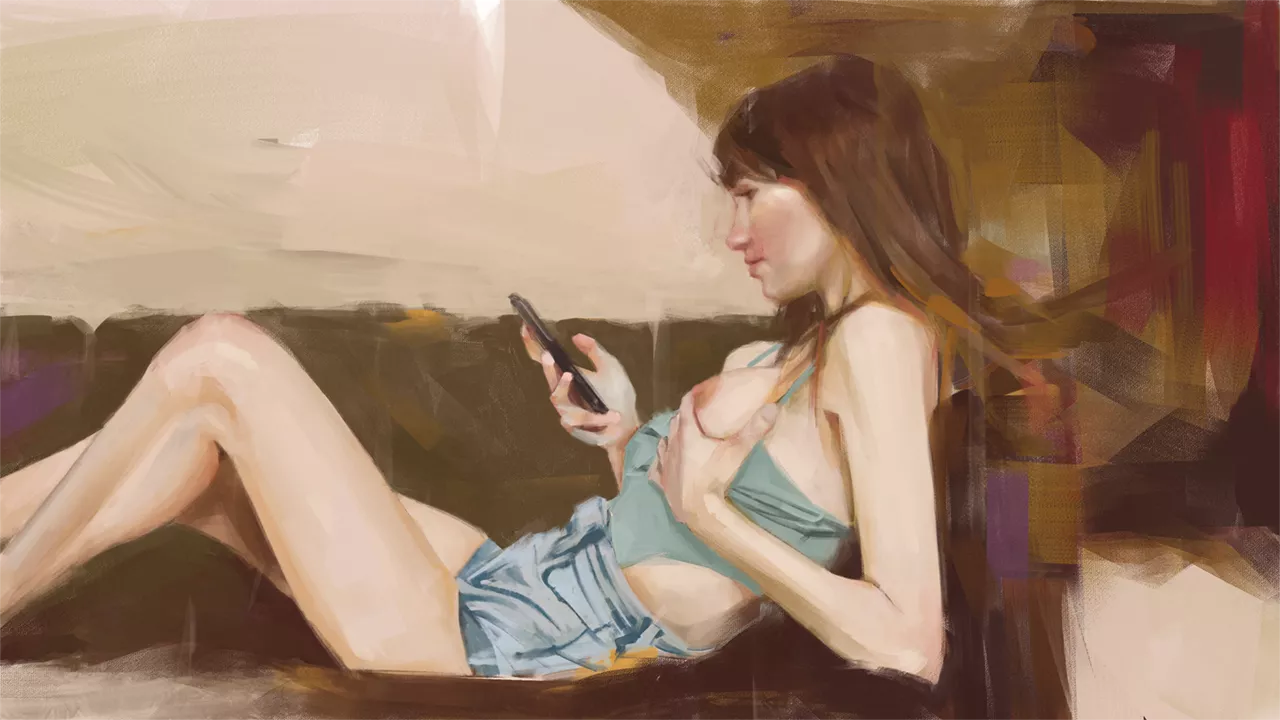 Phone Addiction 4/4 by me