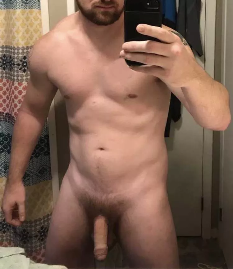 Pre-shower softy. Uncut.