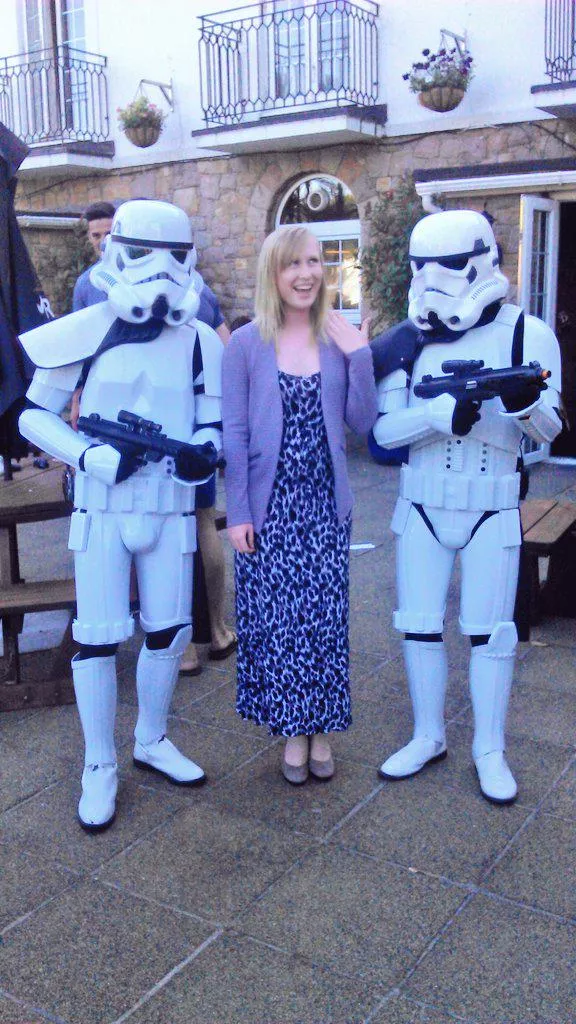 Satine Spark likes men in uniforms...