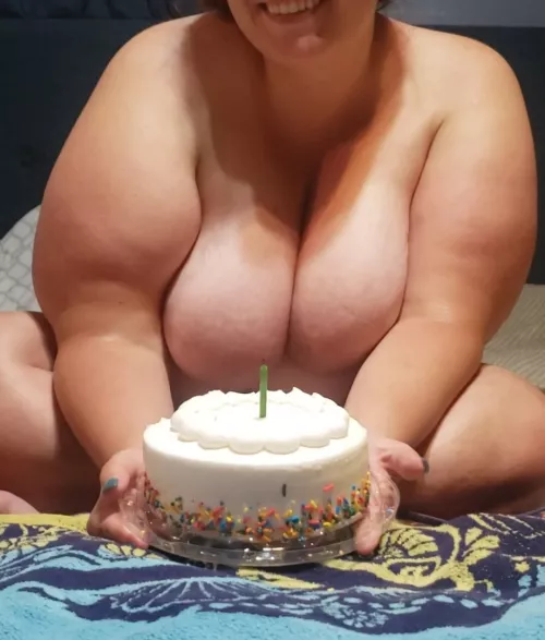 Should I eat my birthday cake or sit on it? 😉