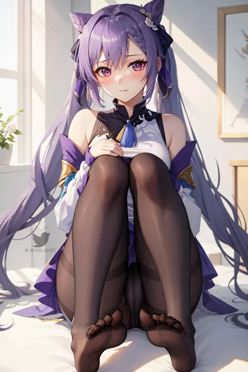 Shy Keqing (Genshin)