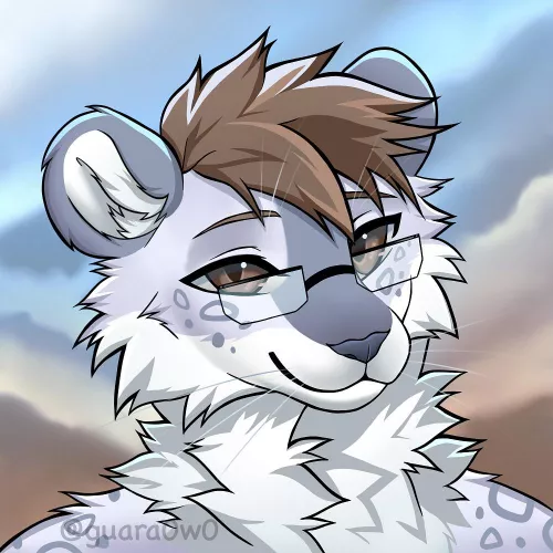 Snow leopard icon (art by me)