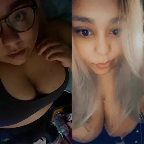 Two of the fave dorm room (f)ucking positions to show off my titties 🍆💦😈🫦