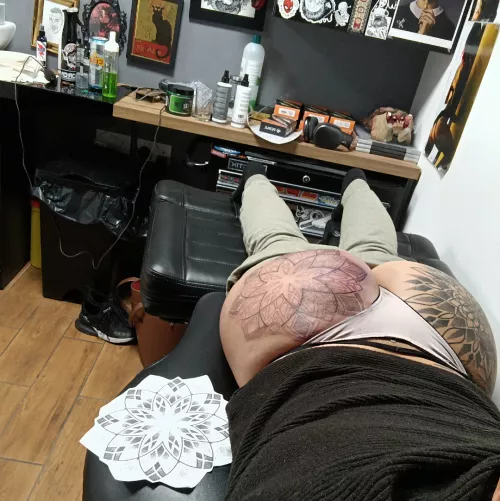 when one leg is full you start with the other one