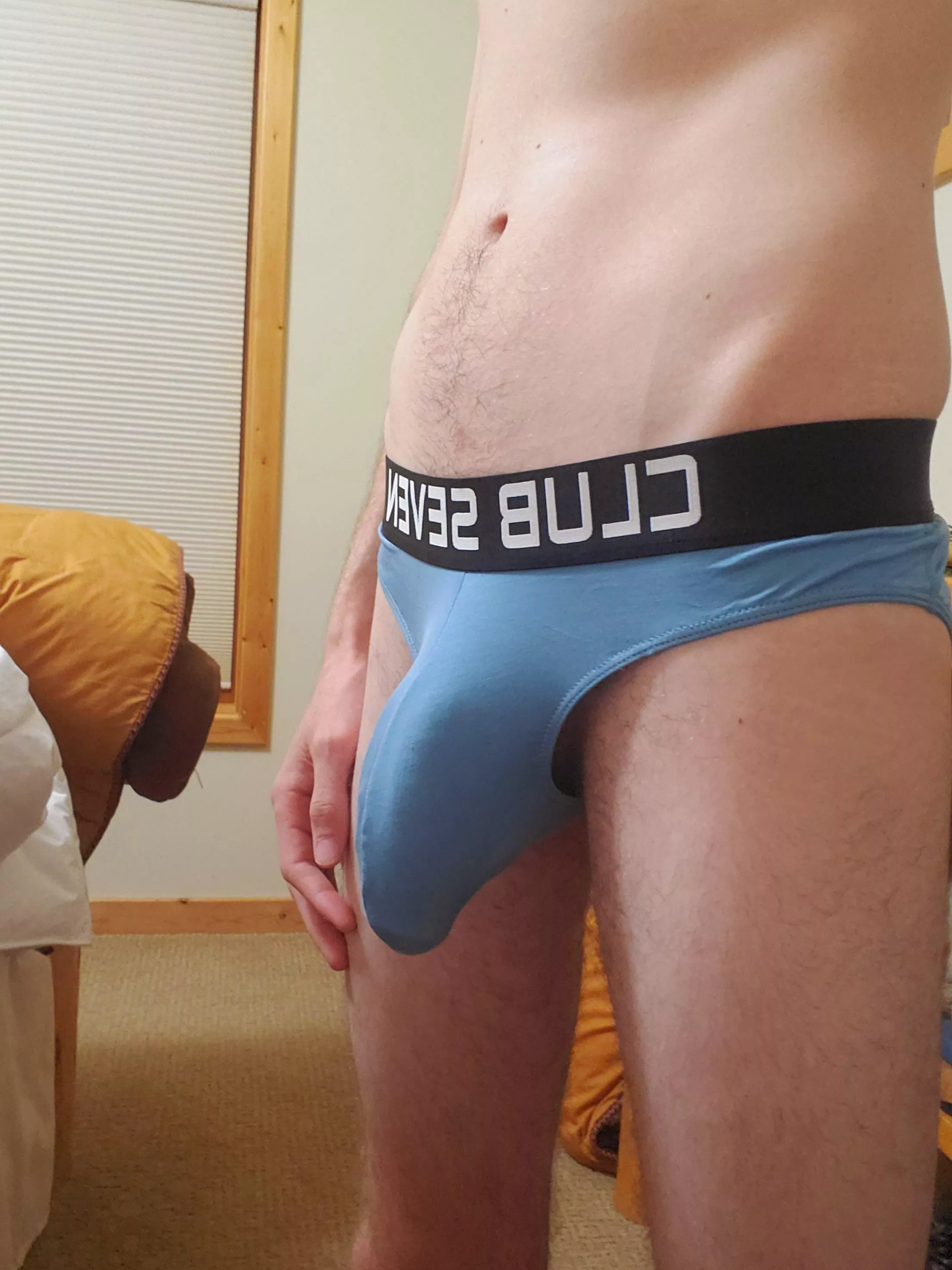 (22) who likes my new brief bulge?
