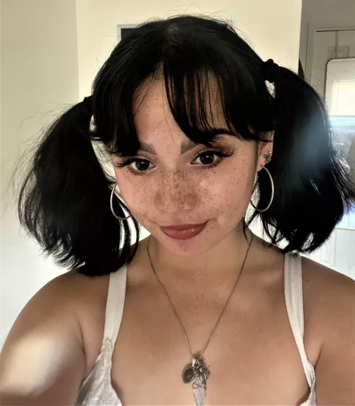 A girl without freckles is like a night without stars