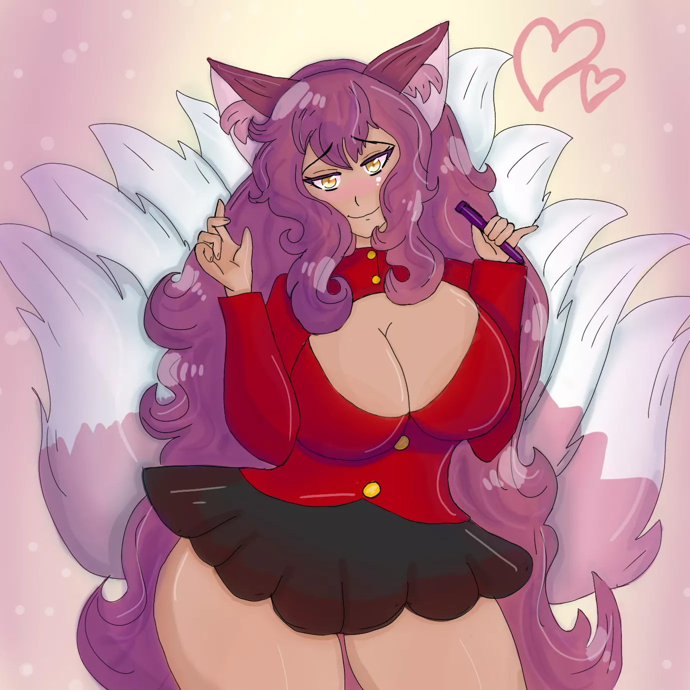 A Kitsune girl design I drew