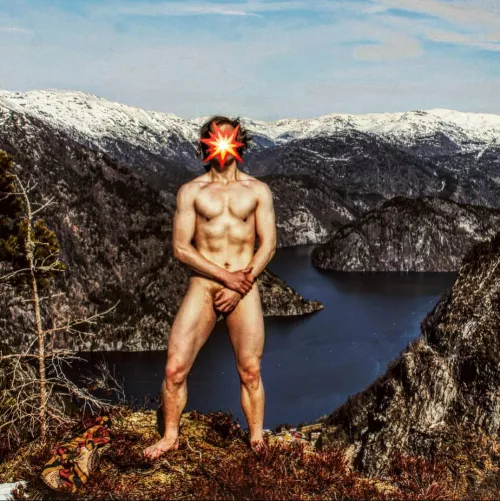 Deep with the nordic mountains