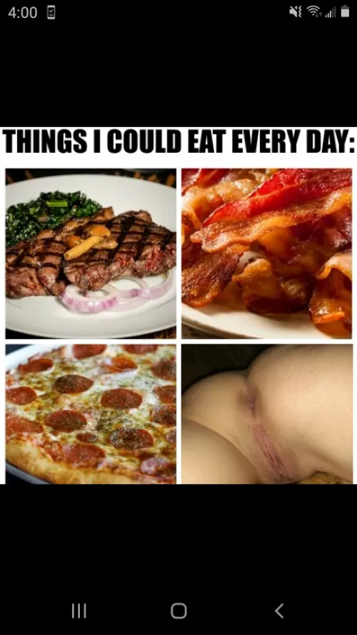 Favorite things to eat.