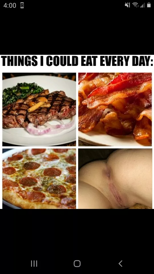 Favorite things to eat.