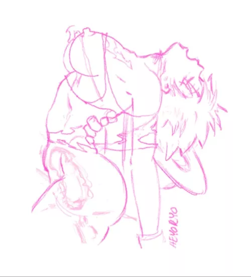 Fem Luffy X-ray by me ( a wip)