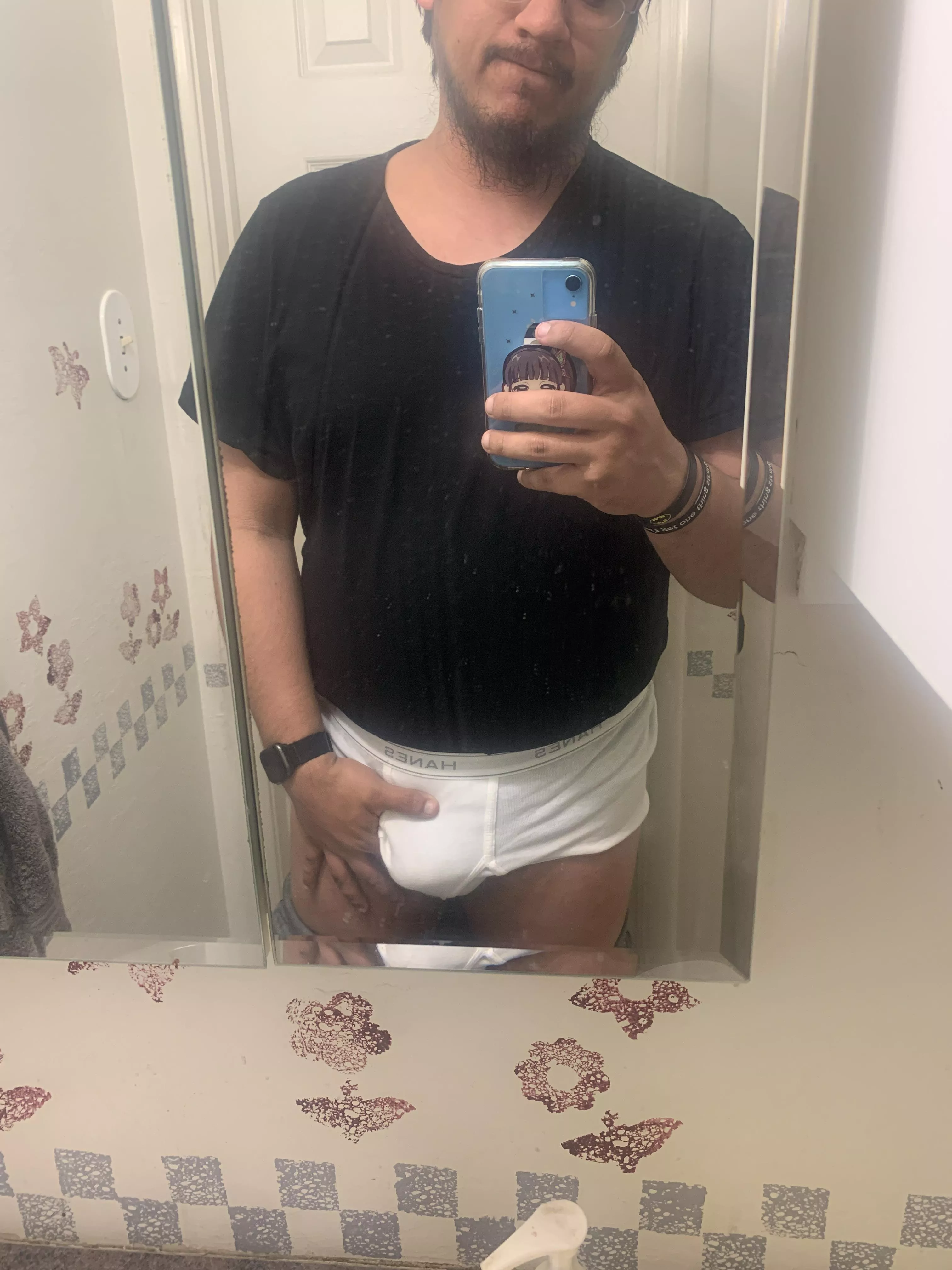 Freshly bought tighty whities