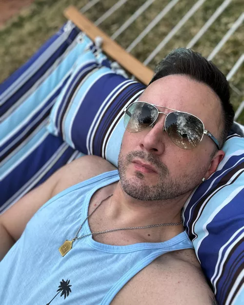 Got to enjoy the hammock a bit yesterday before the storms rolled in. So relaxing!