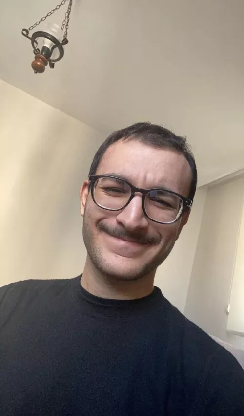 hey there! like the mustache?