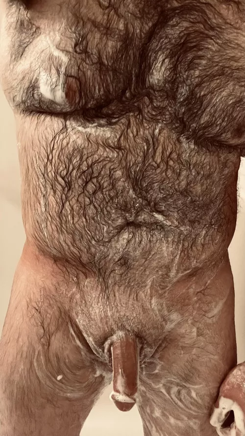 How do you like soapy wet hair?