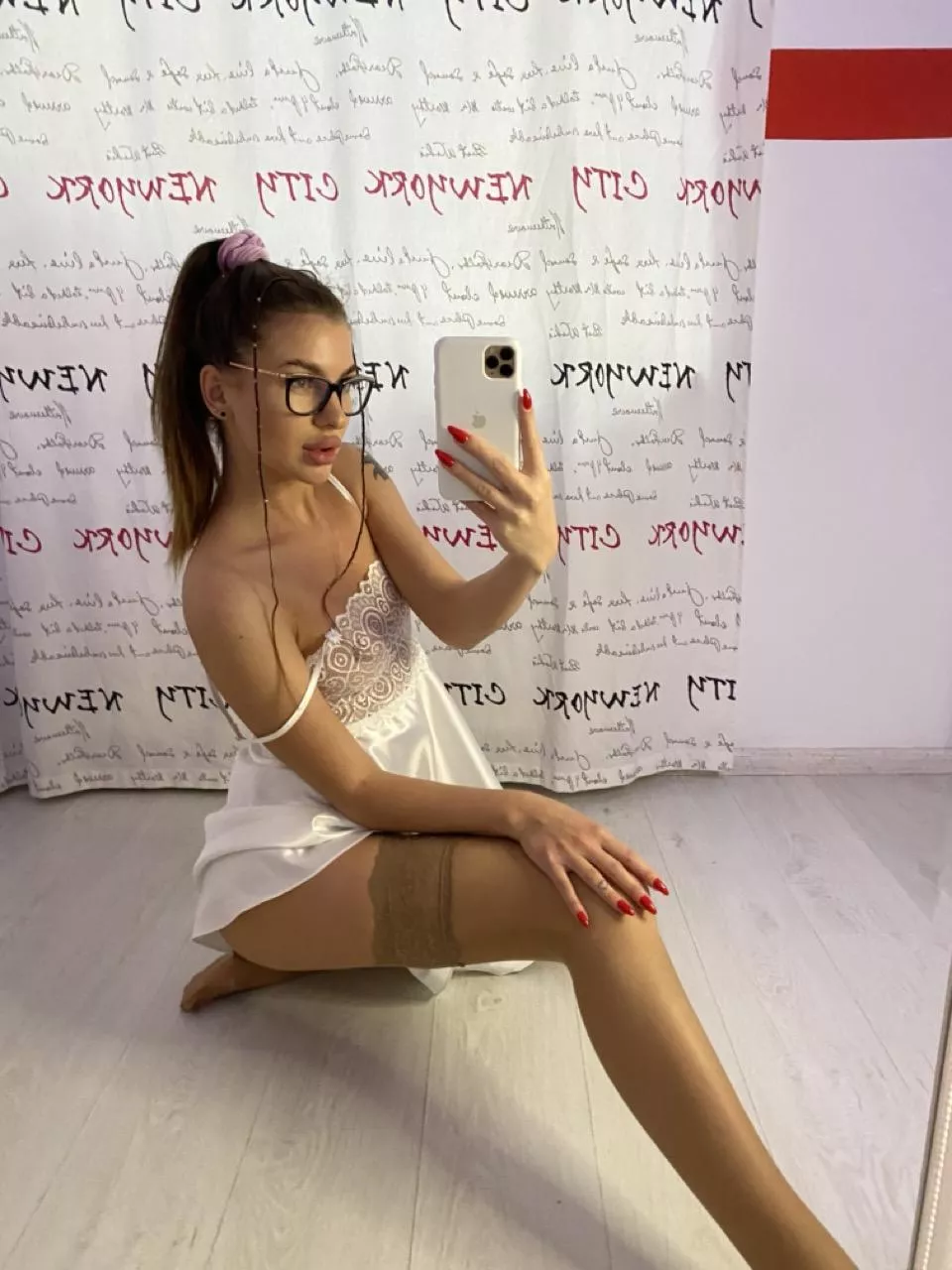 I would like to be completely naked in front of You