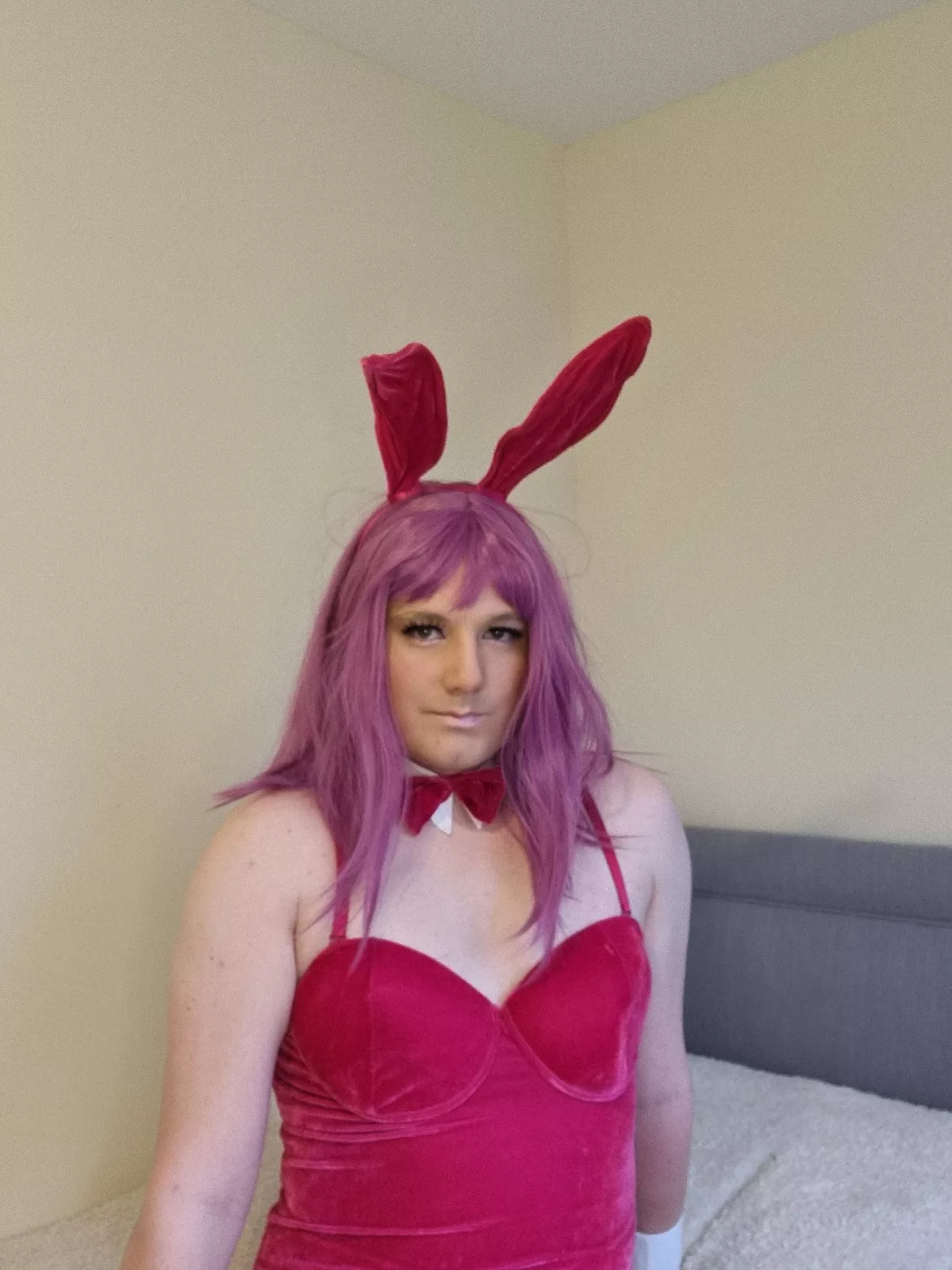 Innocent Bunny Sissy looking to be a pornstar...