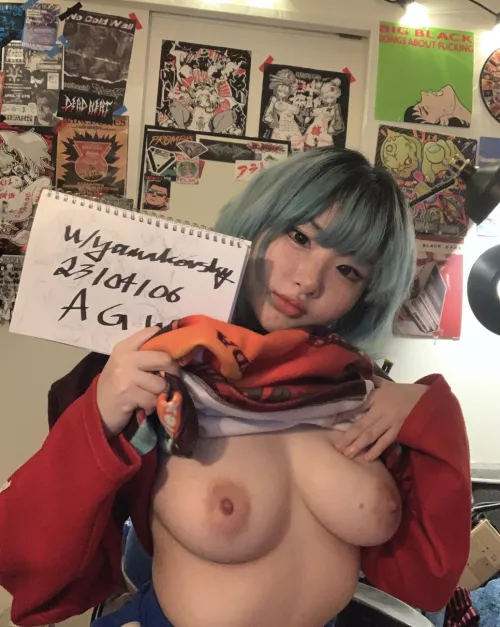 just got verified! rate my oppai, oppa 🥺