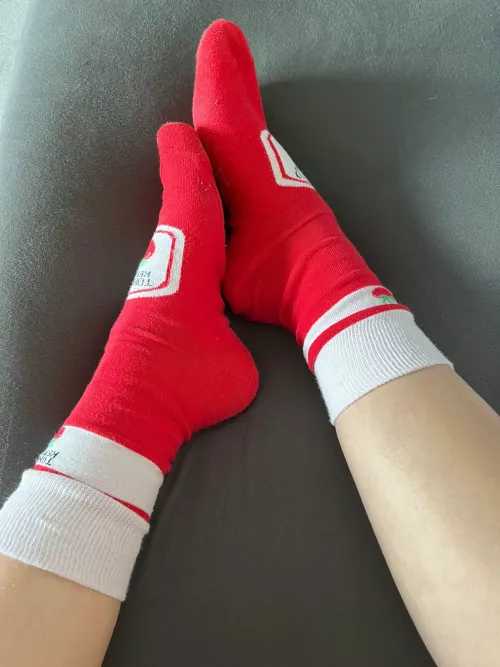 Long socks should work well as masturbation gloves, especially when sweaty shouldn't they?