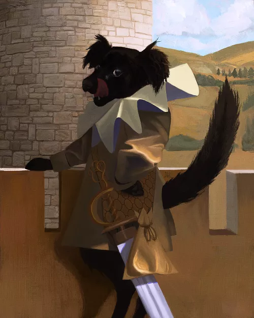 Luna, artwork by me.