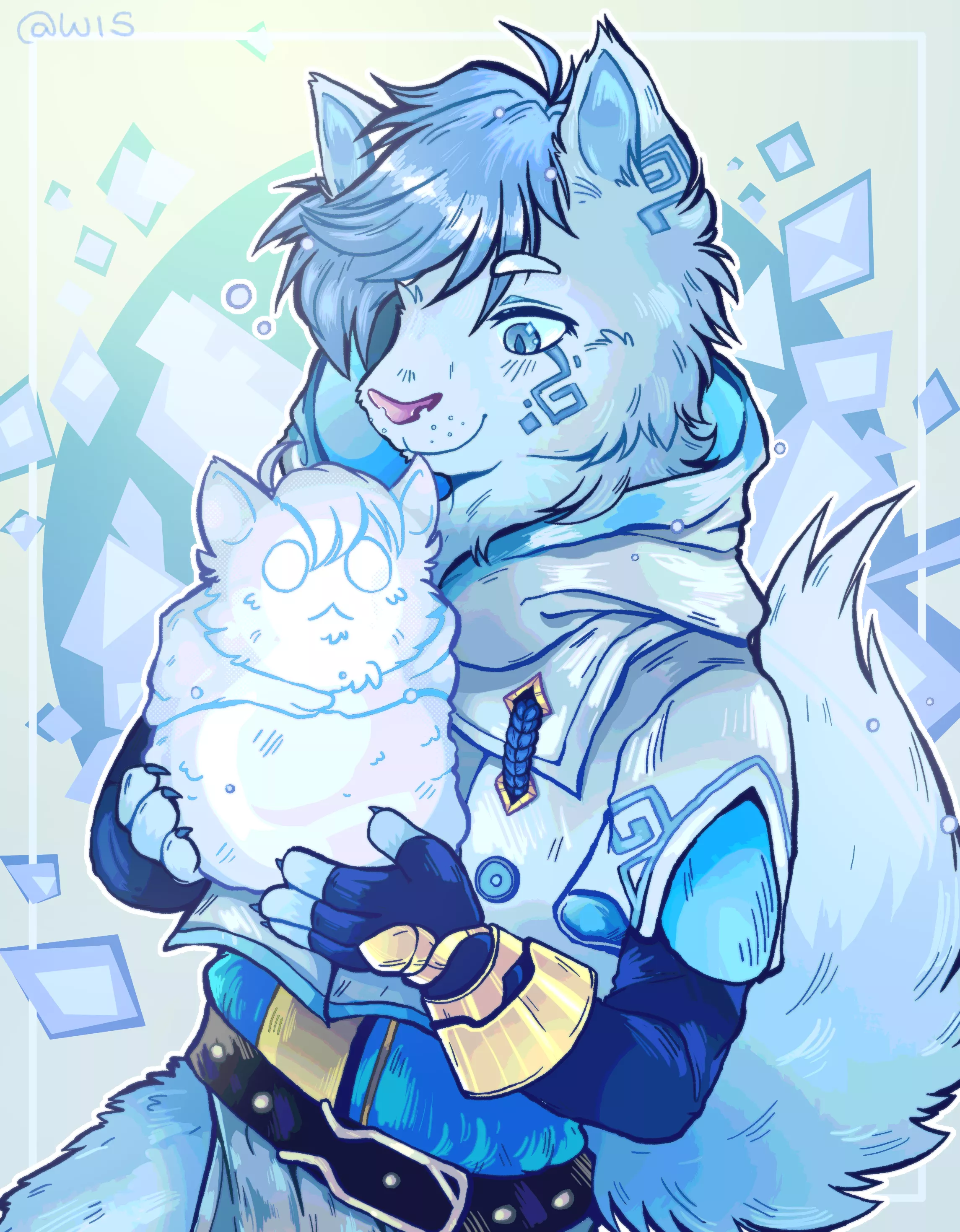 My commissions are still open, I made this one for my friend today :)