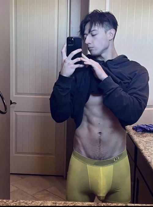 My wife wouldn’t like you seeing me like this, should I make her jealous and show you more ;)