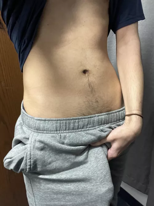 No secrets in grey sweats