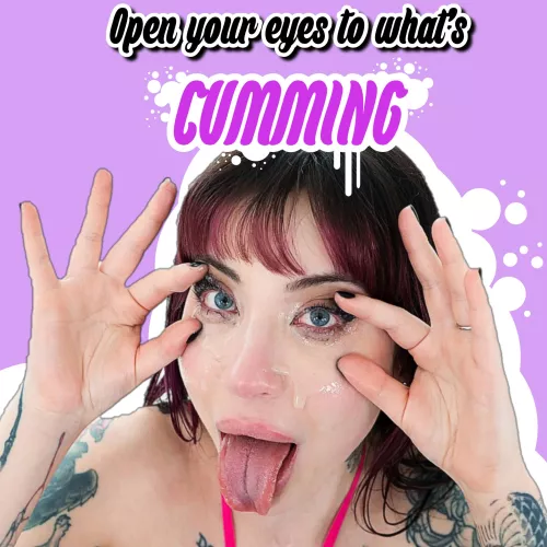 ... Or your eyes will be glued shut! 👀