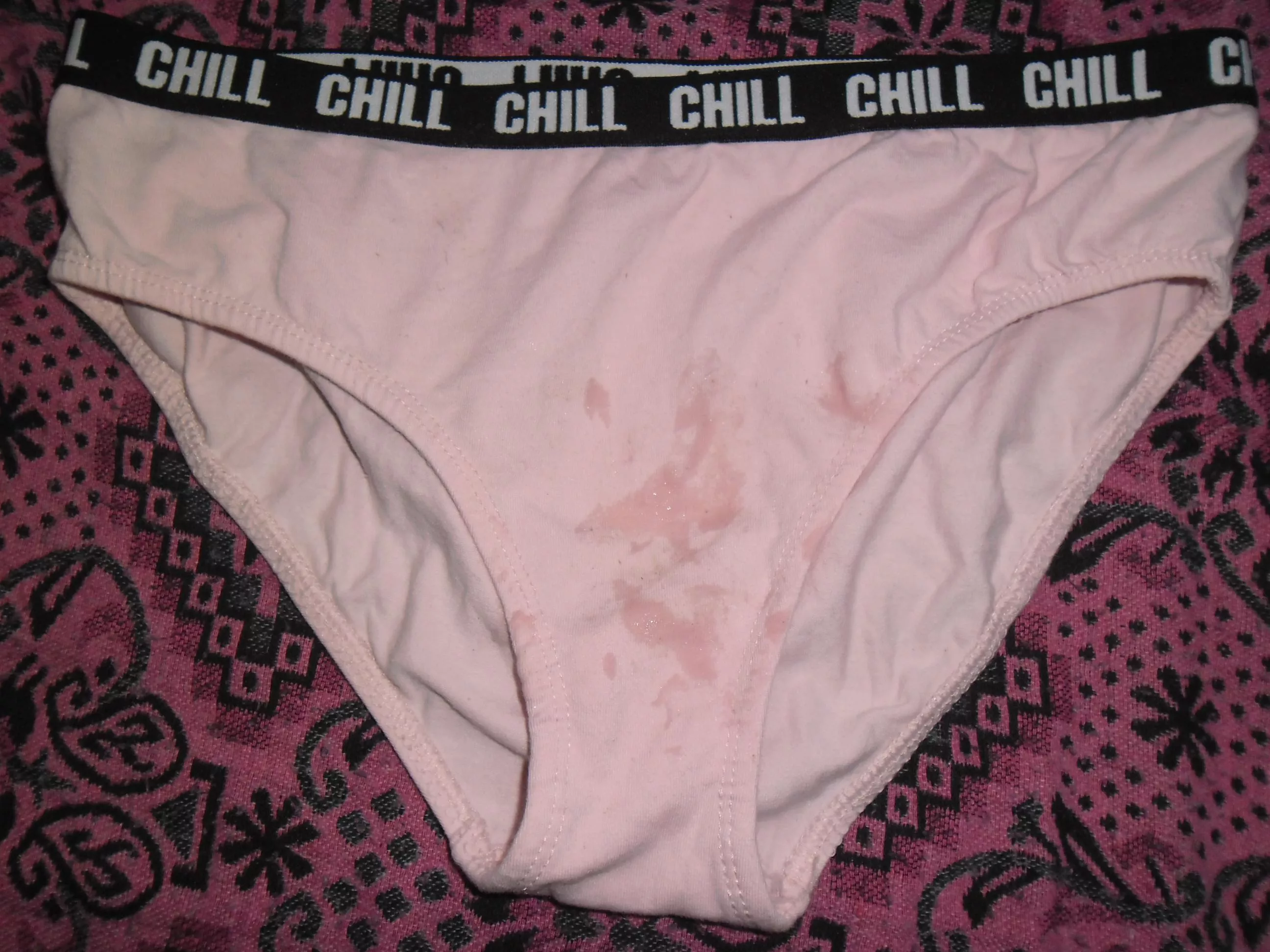 [proof] precum on her panties