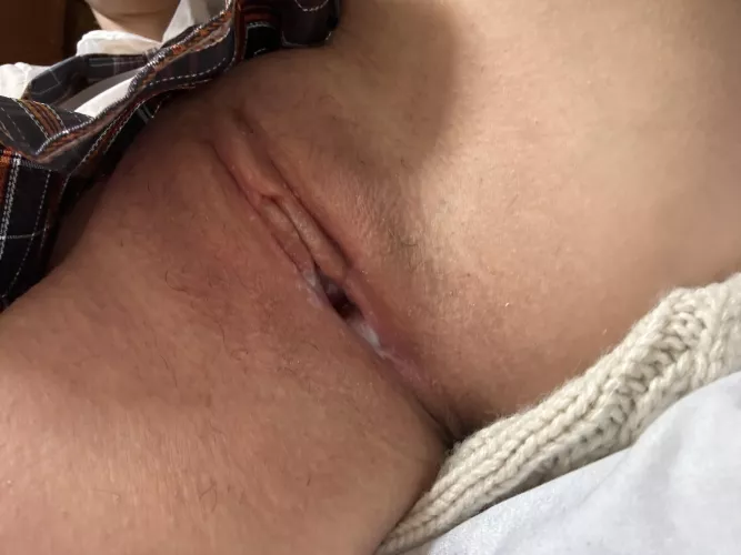 Selfie after Cumming