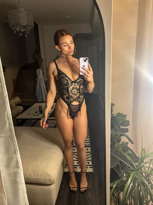 Should I leave my heels on when you get here?