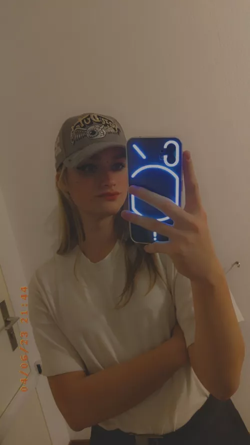 Showing off the new Cap and Phone (she/her)