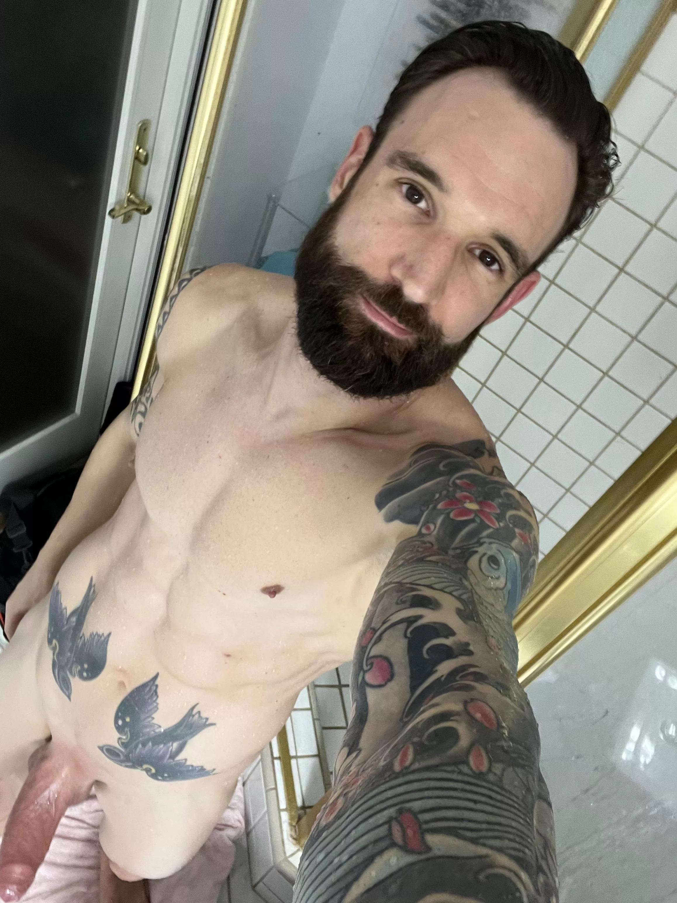 Sneaky pics in the shower are always the best