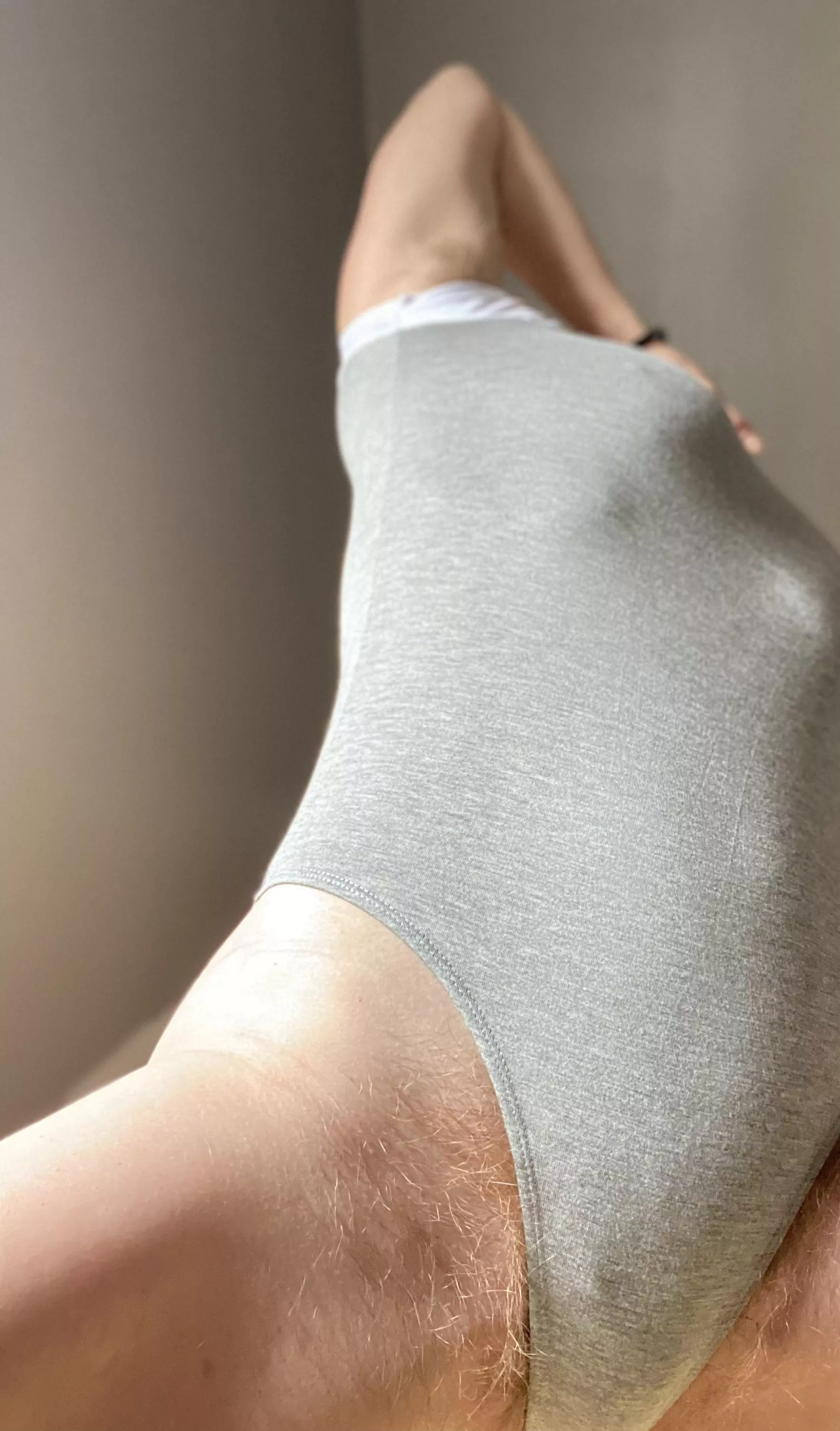 The hair is escaping