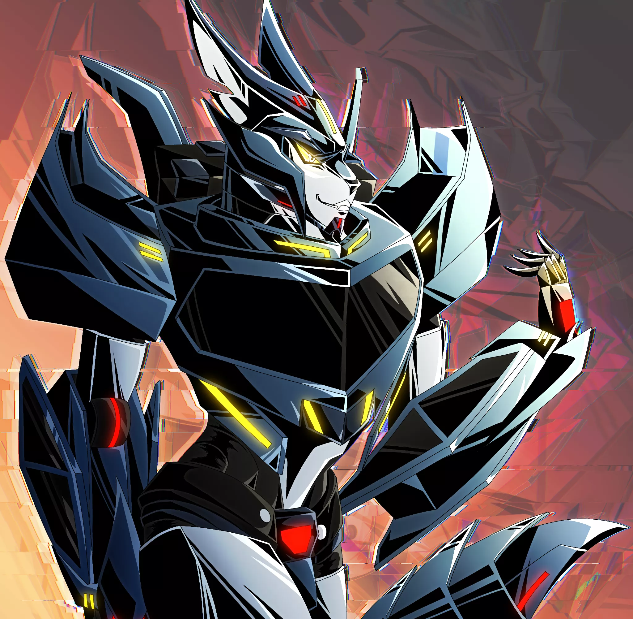 There's a surprising amount of cannon transformers that are furries. The one I drew here is named Steeljaw.