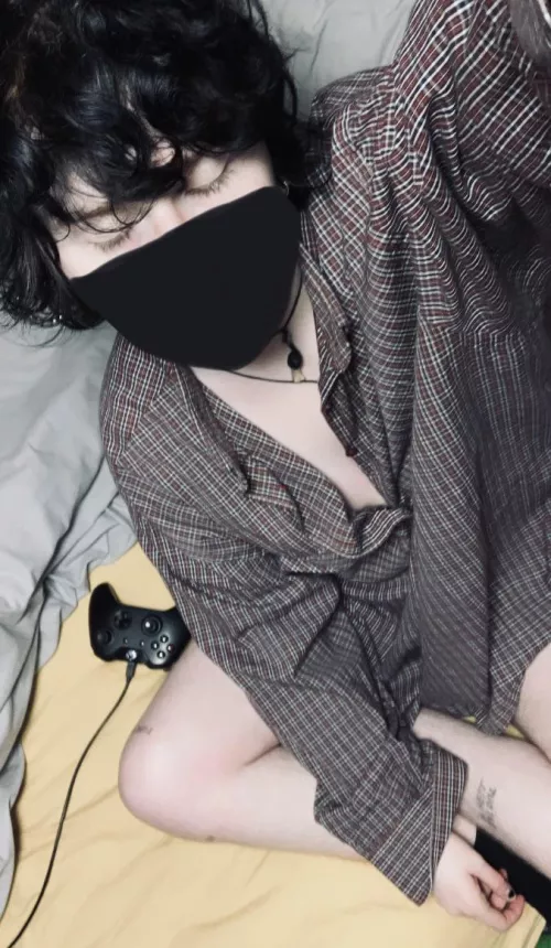 tired n stoned in nothing but a shirt <3