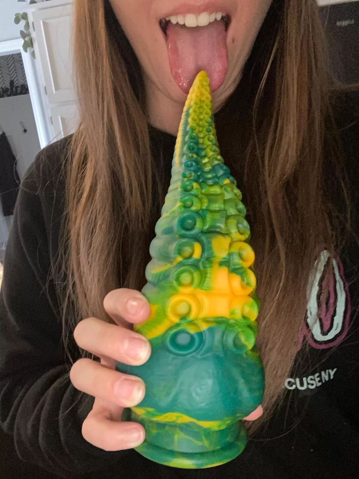 Tonight should be fun.... hope it fits😆💦💦💦