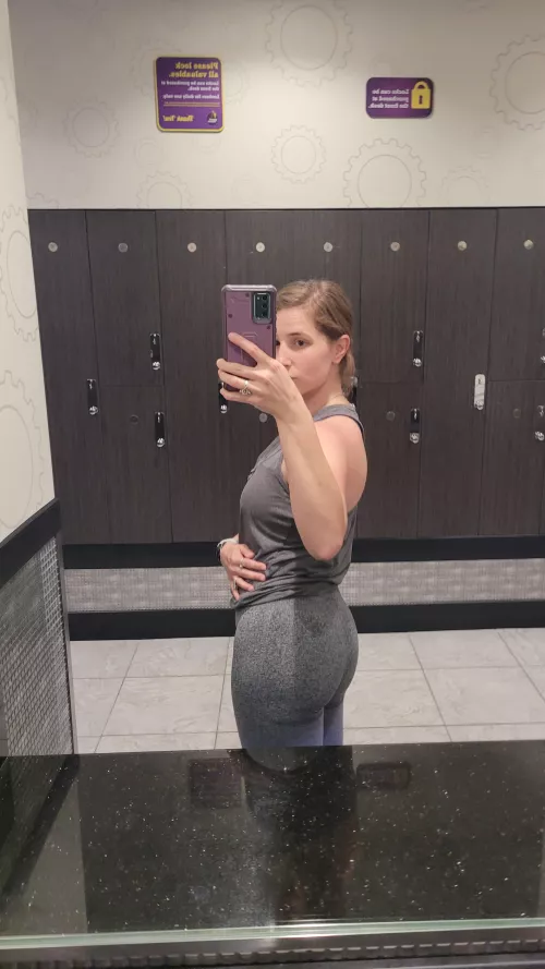 When leg day kicks you in the butt 😅