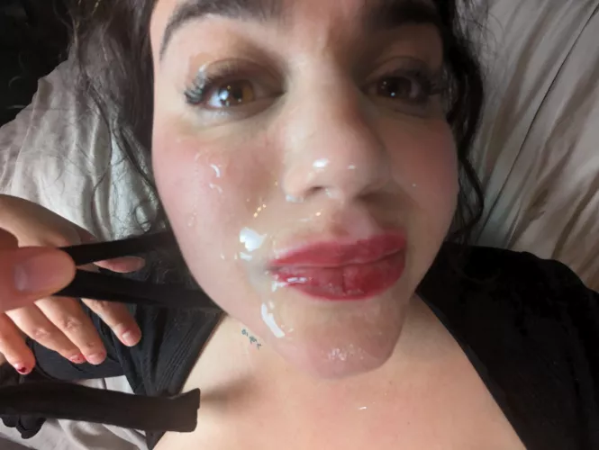 Why do girls just look prettier with cum on them?