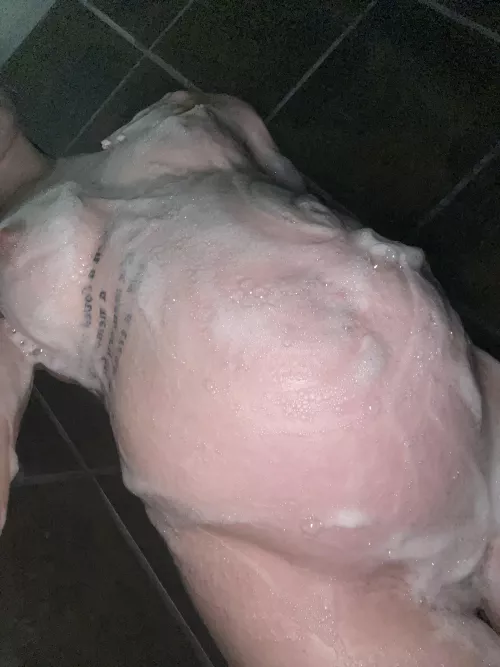 would you rub me down in the shower after a long day?