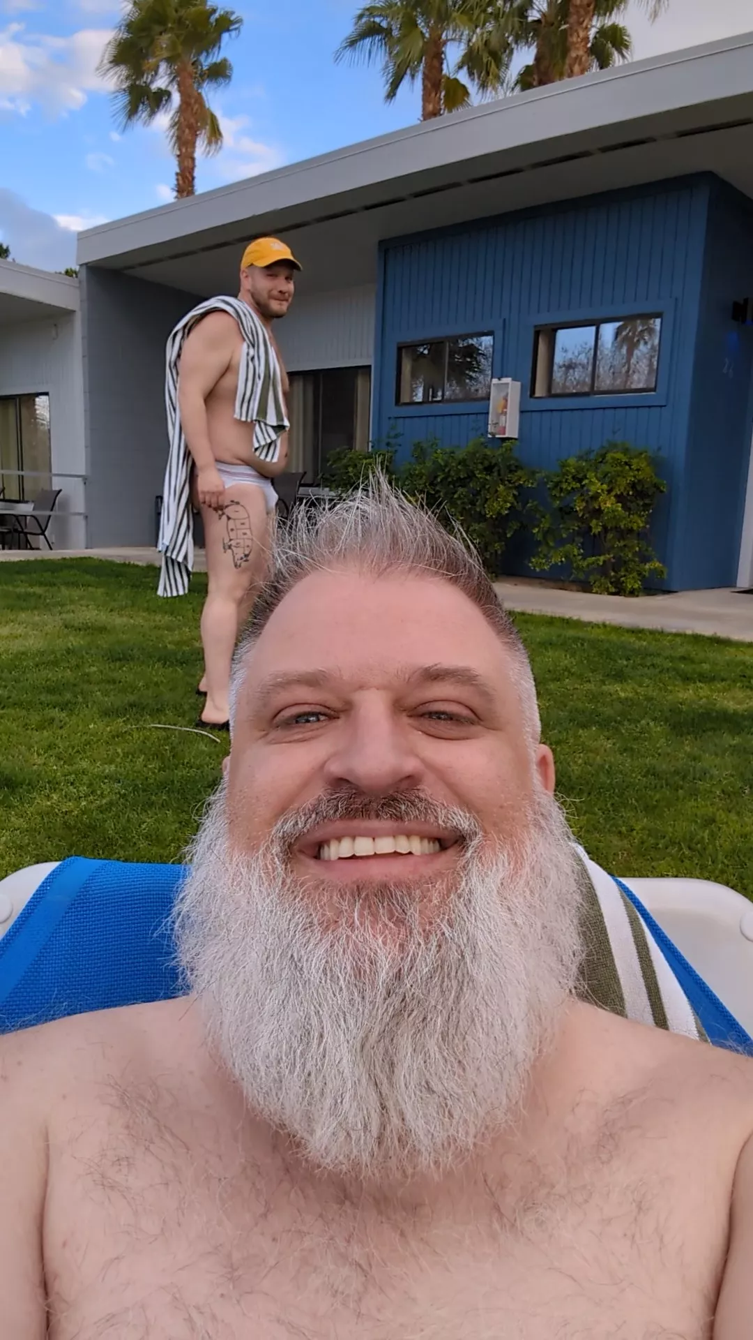 About to follow this stud to his hotel room