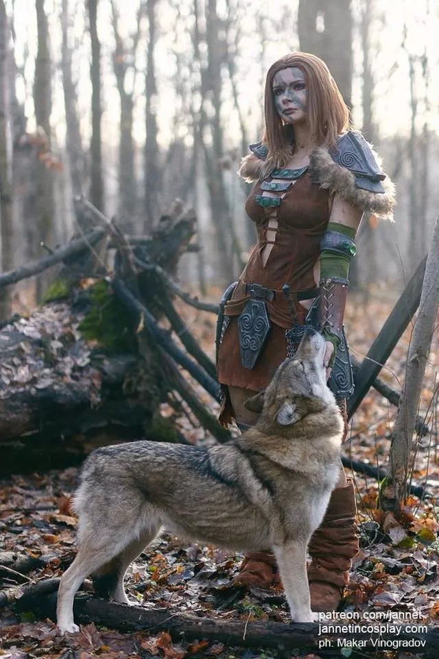 Aela the Huntress (Skyrim), by JannetIncosplay.~