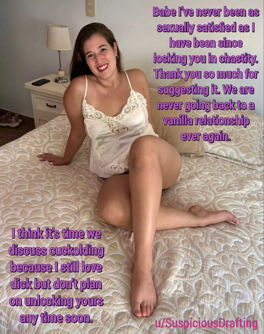 As long as she is happy and satisfied that's all that matters.