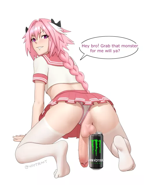 Astolfo Monster Energy (wootbloot)
