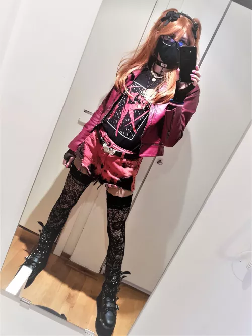 Casual E-girl outfit inspired by Asuka