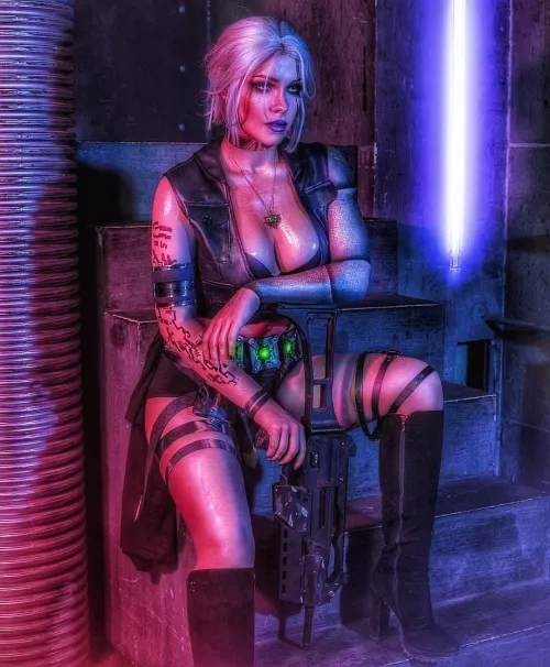 Cyberpunk Ciri by Irina Meier
